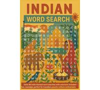 Indian Word Search: Solve 80 India themed word searches with solutions included - fun, nostalgic, perfect for travellers, puzzle culture enthusiasts (Rohim's Desi Puzzlers)