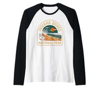 Indiana Dunes National Park Camisa Sunset Lake Michigan View Camiseta Manga Raglan