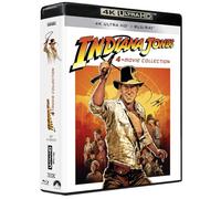 Indiana Jones 1-4 (4K UHD + Blu-ray) + Disco Extras (Blu-ray) Pack: En Busca del Arca Perdida / Templo Maldito / La Ultima Cruzada / El Reino de la Calavera de Cristal