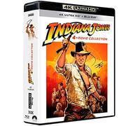 Indiana Jones 1-4 (4K UHD + Blu-ray) + Disco Extras (Blu-ray) Pack: En Busca del Arca Perdida / Templo Maldito / La Ultima Cruzada / El Reino de la Calavera de Cristal