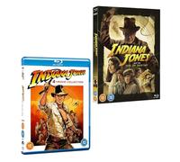 Indiana Jones Complete 5 Movie Collection (Raiders of the Lost Ark / Temple of Doom / Last Crusade / Kingdom of the Crystal Skull / Dial of Destiny) [Blu-Ray, Region Free]