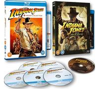 Indiana Jones: Complete Collection (5-Film set) Raiders of the Lost Ark / Temple of Doom / Last Crusade / Kingdom of the Crystal Skull / Dial of Destiny) [Blu-ray] [Region Free]