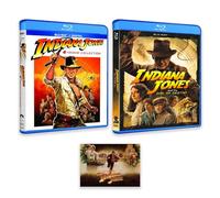 Indiana Jones Complete Movie Series Bluray Collection 1-5: Raiders of the Lost Ark / Temple of Doom / The Last Crusade / Kingdom Of The Crystal Skull / The Dial Of Destiny / + Including Bonus Art Card