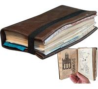 Indiana Jones Grail Diary, réplica de accesorios de películas clásicas, libro de diario vintage, coleccionables, el mejor regalo, Raiders of the Lost Ark, para fanáticos de la película Indiana