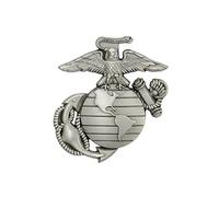 Indiana Metal Craft US Marine Corps EGA - Pin de Solapa de Peltre Macizo, Fabricado en EE. UU.