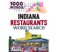 Indiana Restaurants Word Search: Large Print
