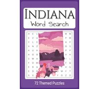 Indiana Word Search Puzzle Book: Easy to read Indiana inspired Word Find