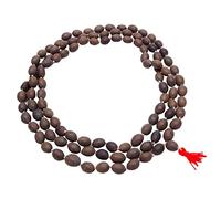 Indianbeautifulart La semilla del Loto Tradicional Japa Mala Marron Rosario oracion del Grano Kamal Gatta