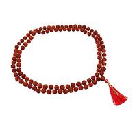 Indianbeautifulart Religioso Tradicional Rudraskha Japa Mala 109 Rezo de los Granos