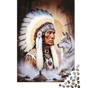 IndianChief Rompecabezas ArcticWolf 1000 Piezas de Papel Reciclado Adultos Y Mayores De 12 Años Juego Educativo para Relajarse 38x26cm/1000pcs