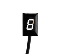 Indicador cambio Para ER-6N 2006-2011 Para ER-4N 2010-2014 Para ER-4F 2010-2012 Para ER-6F 2006-2011 Accesorios Generales Del Medidor Visualización Indicador Engranaje Motocicleta(White)