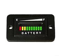 Indicador de batería LED de 48 V para carrito, PC, pantalla gráfica de barras de 10 segmentos, flash de batería baja/alta, función de recuperación de memoria, uso de flota de curso y carrito