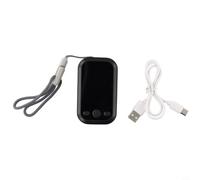 Indicador de calidad de aire PM10 Detector ABS Carcasa Negro (Negro) | Pantalla a color HD PM2.5/PM10 para detección pm1.0, datos en tiempo real, legible intuitivamente, para el hogar