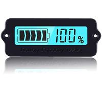 Indicador de Capacidad de Batería 12V - 60V Medidor de Voltaje para Batería de Plomo Ácido y Litio Ion Monitor de Estado de Batería y Carga