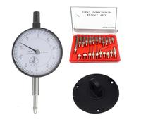 Indicador de cuadrante 0-10 mm Lug Back Test Gauge y 22 piezas M2.5 Anvil Point Set Thread 2 procesos industriales(Indicator Point Set)