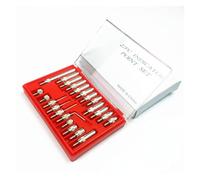 Indicador de cuadrante 0-10 mm Lug Back Test Gauge y 22 piezas M2.5 Anvil Point Set Thread 2 procesos industriales(22pcs Anvil Point)