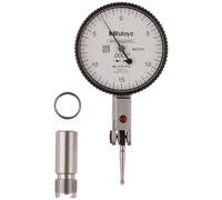 Indicador de cuadrante de prueba Mitutoyo 513-472, tipo horizontal, aguja rub 0.