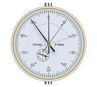 Indicador de cuadrante, Indicador de Dial de 0-10mm, precisión de 0,01mm, calibre de Dial, micrómetro, herramienta de medición de calibre de prueba(Rot)