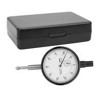 Indicador de cuadrante, medidor de cuadrante de herramienta de medición, precisión de 0.01 mm Rango de 0-10 mm Medidor de indicador de cuadrante a prueba de golpes, indicador mecánico