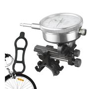 Indicador de cuadrante para bicicleta: herramienta de ajuste del marco de recorte, soporte ajustable compacto, diseño de movimiento suave, calibración confiable | Accesorio de mantenimiento, configura