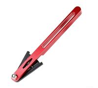 Indicador de desgaste de cadena de aluminio diseñado para una evaluación precisa del estiramiento de la cadena en bicicletas tradicionales y eléctricas (rojo)