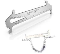 Indicador de desgaste de cadena, medidor de cadenas, medidor de cadenas, bicicleta, llave de radios para bicicleta, medición rápida y fácil de desgaste para bicicleta, llave de radios, para reparación