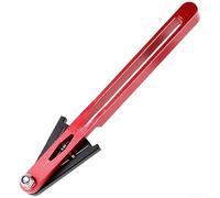 Indicador de desgaste de la cadena de escala grabada para monitorear la elongación de la cadena de bicicleta de montaña y bicicleta de carretera con el tiempo (rojo)