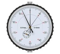 Indicador de dial digital, Indicador de carátula Base magnética Acero al carbono 0-10 mm 0,01 mm Precisión Rojo/Gris Tamaño F(Gris)