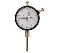 Indicador de dial Mitutoyo 2776S #4-48 UNF Subprota 3/8 """" Dia del vstago. Lug Back White Dial 0-50 Lectura de 57 mm Dial Dia. 0-1 """" Rango de