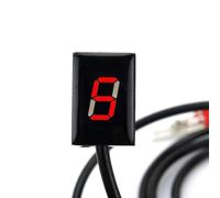 Indicador De Engranaje Motocicleta Para ER-6F ER-6N Z1000SX Para Ninja 300 400 Z1000 Z800 Z750 Versys 650 KLE650 VULCAN S650(rojo)