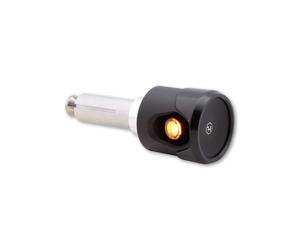 Indicador de extremo/luz de posición del manillar LED AKRON-FLASH HIGHSIDER AKRON-FLASH, negro