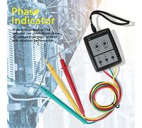 Indicador de Fases,Indicador de Rotación de Fases Digital Led,Probador de Rotación de Fases,SP8030 Medidor de Secuencia con Pinzas de Cocodrilo,200 V-480V Diseño Portátil