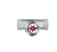 Indicador de flujo de rotor excéntrico de acero inoxidable 304 - Mirilla de agua de aceite líquido SG-YL11-1 for monitoreo de tuberías - Múltiples tamaños(304 DN40)