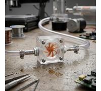 Indicador de flujo para sistemas de refrigeración por agua de PC, sensor en línea para evitar el sobrecalentamiento en enrutadores CNC, 41 mm (8 mm)