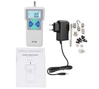 Indicador de fuerza, pantalla LCD SF-500 Medidor de prueba de empuje y tracción portátil Medidor de fuerza digital 500N 100-240V Protección contra sobrecarga(EU Plug)