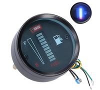 Indicador de LED 52mm 12V con Resistencia Ajustable - Visualización Precisa y Antiparpadeo para Coches y Motos - Compatible con Sensor Original