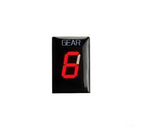 Indicador de marcha de motocicleta Pantalla LED para Honda para cbr CB500X - 6 velocidades Digital Shift Gauge Waterproof (rojo)