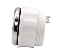 Indicador de Nivel Combustible 2" y 52 mm con retroiluminación roja, Rango E-1/2-F, medidor Tanque Aceite, 0-190 ohmios, 240-33, for Auto Barco(240-33ohm BB)