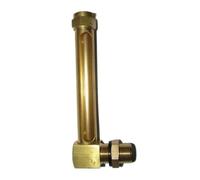 Indicador de nivel de aceite de latón duradero G3/8 BSP - Indicador de nivel de líquido con rosca macho en forma de L, 8-40 cm(10cm)