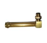 Indicador de nivel de aceite de latón G3/8 BSP - Indicador de nivel de líquido con rosca macho en forma de L, opciones de 5 cm a 40 cm(30cm)