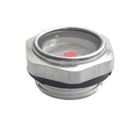 Indicador de nivel de aceite, G 3/4 vidrio de aluminio de la vista del aceite con la ventana del policarbonato para el compresor de aire y el equipo hidráulico