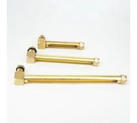 Indicador de nivel de aceite líquido, 1 pieza, 1/4", 3/8", 1/2", BSP, M12, M14, latón, mirilla for tornos(125mm,M14x1.5mm)