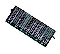 Indicador de nivel de audio con pantalla LED de 15 segmentos con alimentación tipo C, música controlada por voz para medidor SPECTRUM VU para iluminación ambiental y modificación de audio