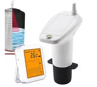Indicador de nivel del tanque de agua - Monitor de nivel de agua por ultrasonidos inalámbrico 8,2 x 2,1 x 8,2 cm | Sensor de agua con alarma para fuente de agua de lluvia | Alcance 100 m