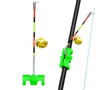 Indicador De Picada Pescaa - PP 11,4x3 Cm con Clip | Alarma De Flotador De Pescaa con Alta Sensibilidad A Prueba De Agua, Alerta De Nocturna, En Río Marino | Clip En Alarma De Mordida, Se