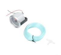 Indicador de presión de carga turbo de 52 mm de -30 a 20 psi, 12 V azul iluminado, para tuning y modificación, carcasa de ABS con accesorios de montaje