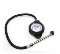 Indicador de presión de neumáticos tipo puntero para automóviles con boquilla de cobre de latón, manga protectora de goma y manguera de goma larga para un control de presión fácil y preciso