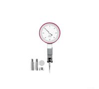 Indicador de prueba de esfera de 0 a 0,8 mm, rango de 0,002 mm, núcleo de latón de graduación, reversión automática para mediciones de precisión (pequeño 0-0,8 mm)