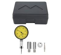 Indicador de prueba de esfera de palanca, indicador de esfera de acero inoxidable 0-0,8 mm con graduación de 0,01 mm, instrumento de medición compacto para la detección de