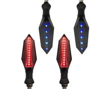 Indicador De Señal Compatible Con Yamaha Para XSR700 Para XSR900 Para TDM900 Para YBR125 Para YZFR15 Para XT660 Luces Intermitentes De Motocicleta Luz Intermitente Luz De Freno Advertencia